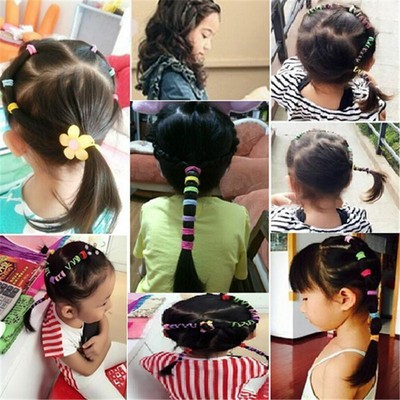 8 Schwarze Haargummis Mit Perle – Elastische Haarspangen Für Pferdeschwanz, Für Dickes & Dünnes Haar