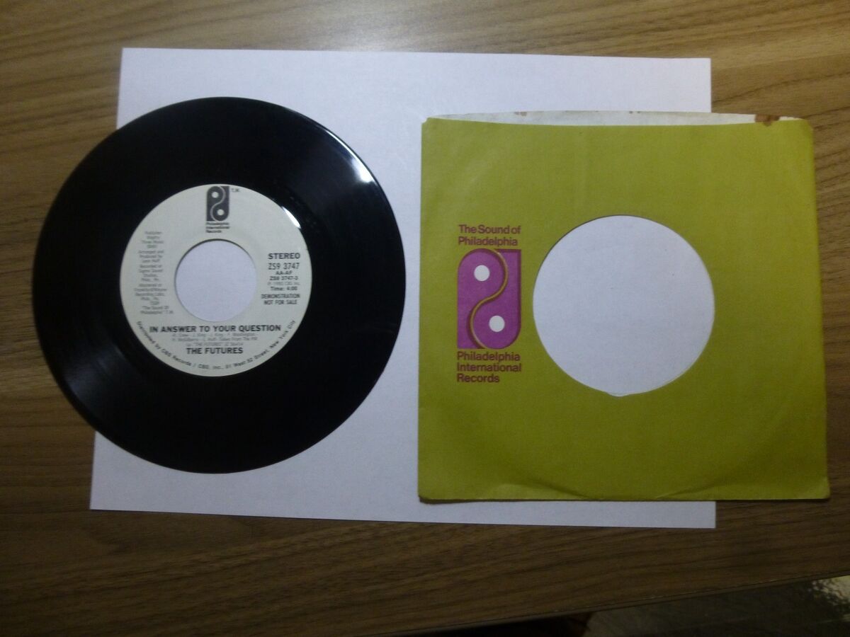 Old 45 RPM Record - Philadelphia Int'l ZS9 3747 - Futures - In Answer To Your Qu | eBay Old 45 RPM Record - Philadelphia Int'l ZS9 3747 - Futures - In Answer To Your Qu | eBay