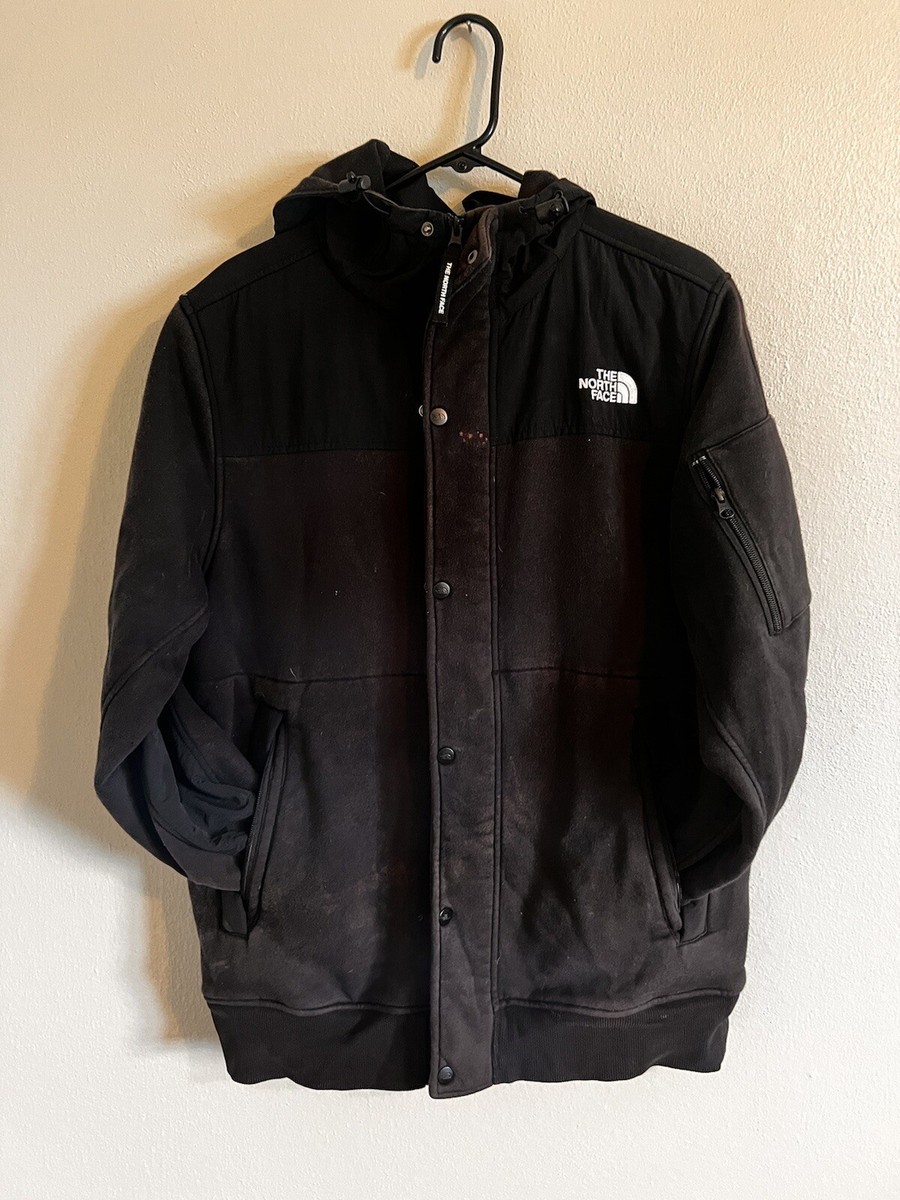 Used North Face Sweatshirt Nylon Jacket . Face Mask. Large. Fall