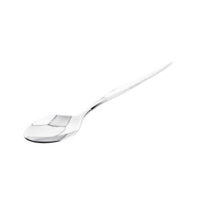Sechsteiliger Teelöffel-Set mit Design 18/10 Silber aus Chrom-Edelstahl Almina
