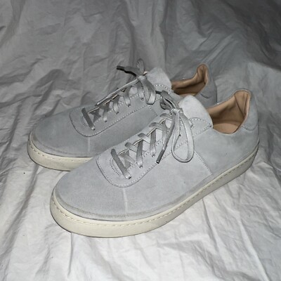 Mulo Shoes Mens Size 8 Casual Suede Sneakers Shoes Lace Up Gray Grey