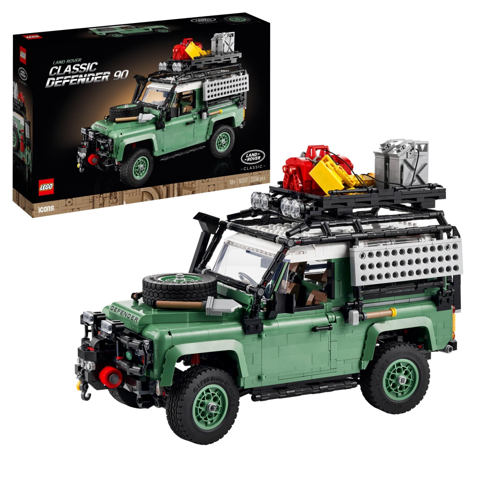 Lego Klassischer Land Rover Defender 90 10317 Bausatz für Erwachsene - Bild 2