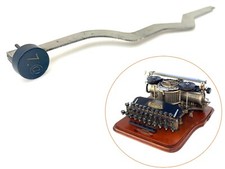 Original Z @ Key for Hammond Typewriter Antique Part Vtg Keytop 12 Multiplex thumbnail