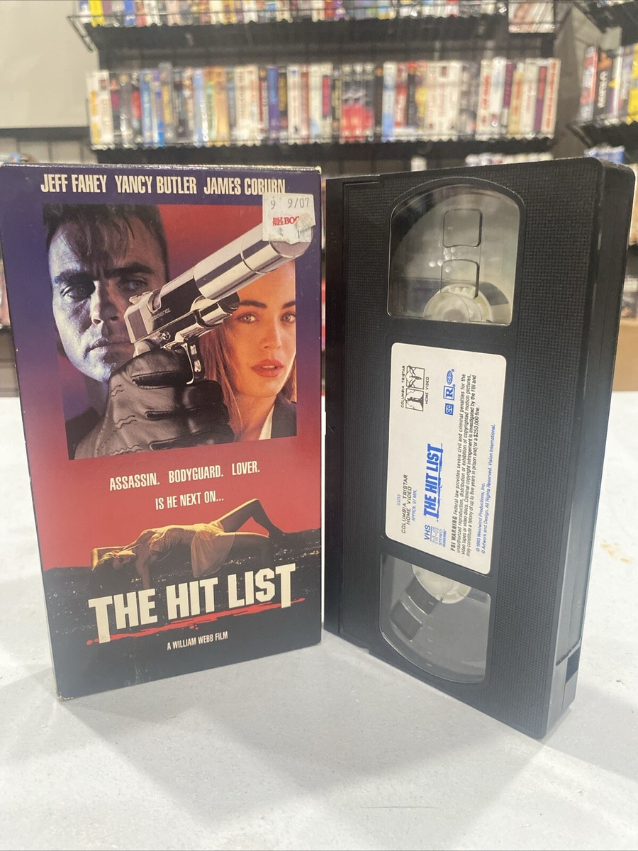 The Hit List VHS Jeff Fahey, Yancey Butler, 🇺🇸 BUY 5 get 5