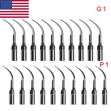 10 Dental Ultrasonic Piezo Scaler Tips Fit EMS Handpiece Scalling/Perio G1 P1