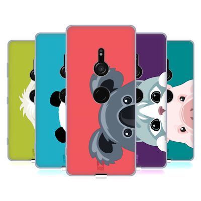 HEAD CASE DESIGNS PEEKING ANIMALS SOFT GEL CASE FOR SONY PHONES 1