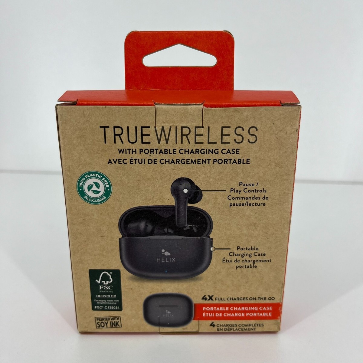 Helix True Wireless Wireless Earbuds Headphones 810061145097