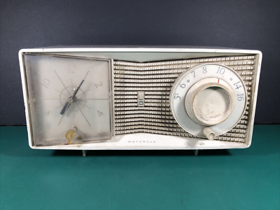 VTG Motorola | Tube Clock Radio | Model C21 | 1960s | FOR PARTS OR