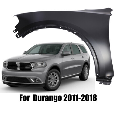 Fender For 2011-2022 Dodge Durango Front Driver Side Black Primed Steel Replace