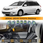 15 x Ultra White LED Lights Interior Package Kit For 2004 - 2010 Toyota Sienna