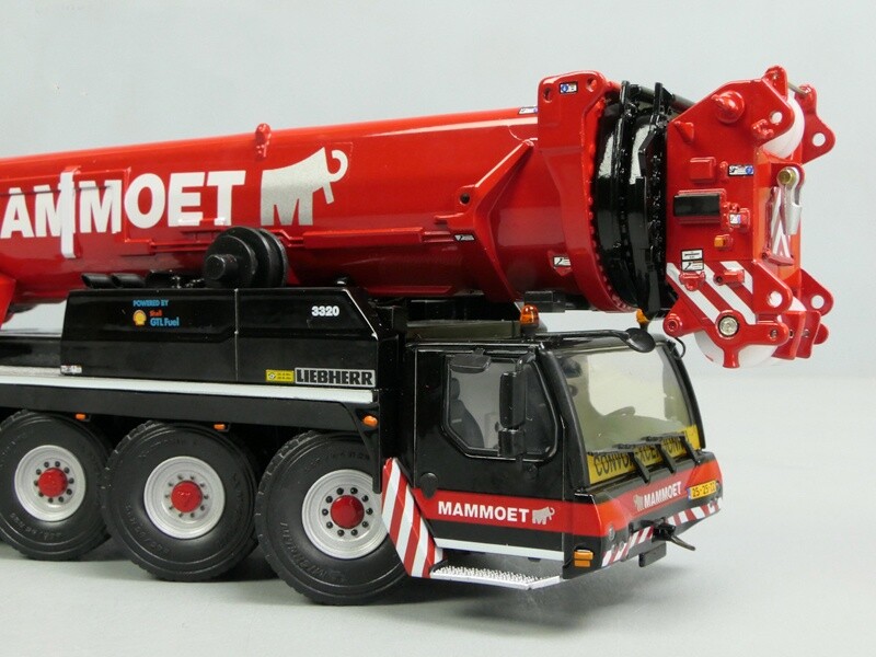 WSIMODEL1/50、LTM1650-8.1MAMMOT 1:50 Mammoet LIEBHERR LTM1650-8.1 Crane Construction Machine