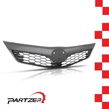 Grill For Toyota Camry SE XSE 2012 2013 2014 Front Upper Grille Matte Black Hood