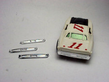 AFX DODGE CHARGER REAR BUMPER . NEW PLASTIC INJECTION MOLDED