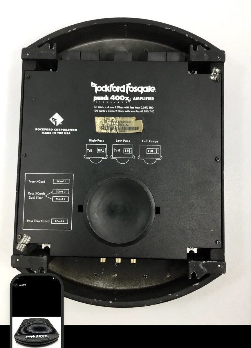 Rockford Fosgate Punch アンプ　未使用品 Amazon.com: Rockford Fosgate P1000X2 Punch 1000W 2 Channel
