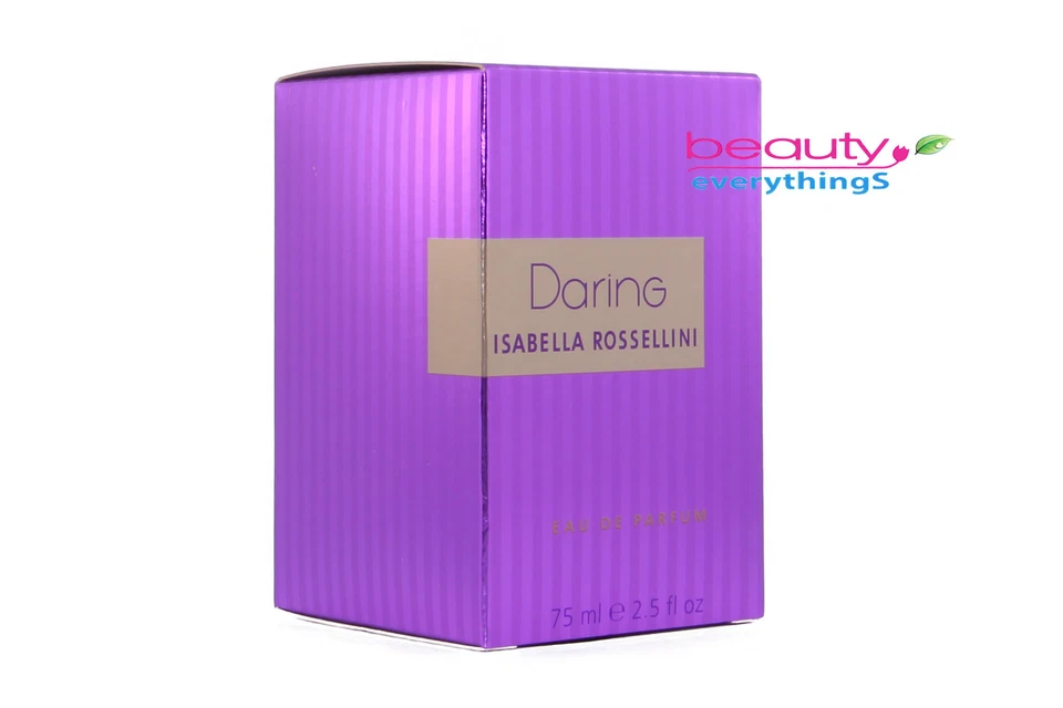 Daring by Isabella Rossellini 2,5 oz/75 ml Eau De Parfum spray novo na caixa para mulheres RARO - Imagem 3 de 4