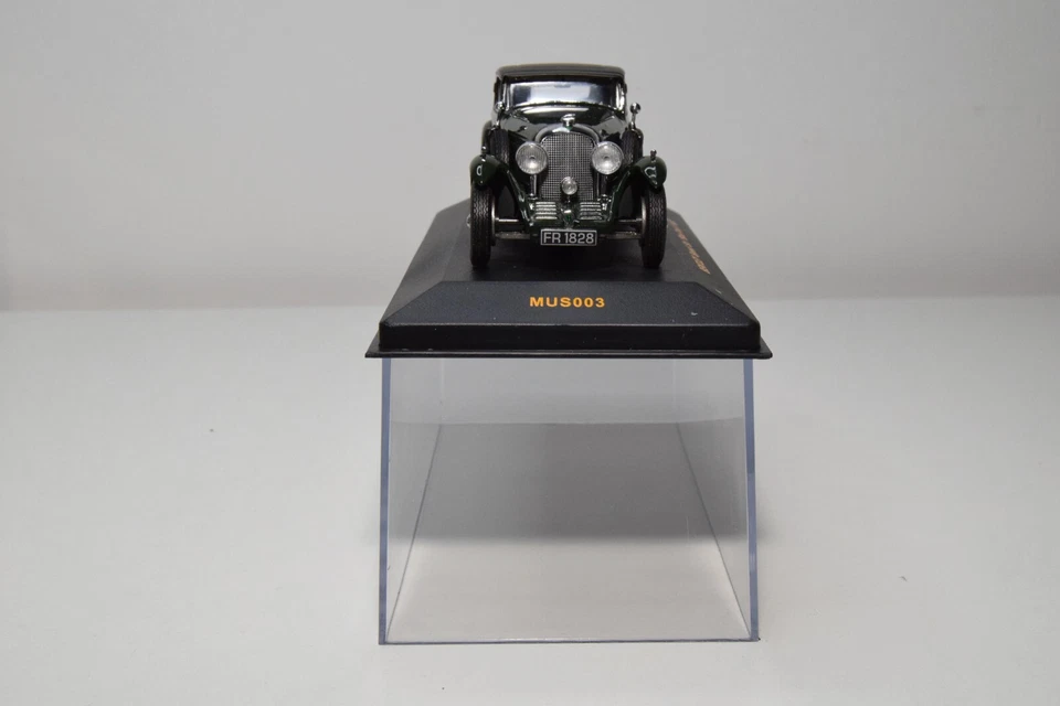 B28 1:43 IXO MUS003 BENTLEY SPEED SIX 1930 VERDE SIN USAR, EN CAJA Foto 4 de 4