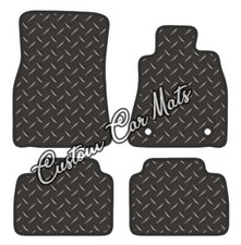 CUSTOM FIT LEXUS LS600H HYBRID CAR FLOOR MATS IN RUBBER FROM 2007 ONWARDS 2 CLIP