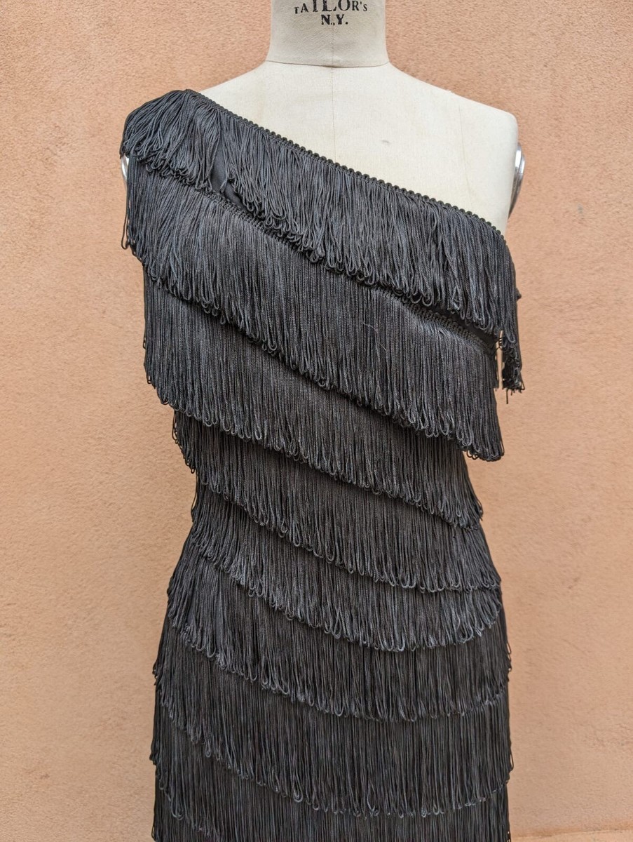 ワンピース 1900s Cornely Lace Dress ONE COTTON WRAPPER & ONE SILK MOURNING DRESS, 1900-1905 sold