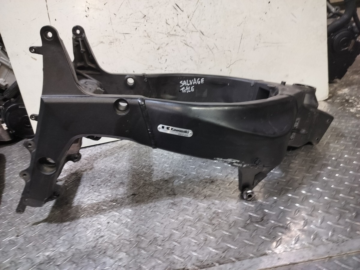 2005 2006 KAWASAKI ZX6R 636 OEM MAIN FRAME CHASSIS STRAIGHT SALV