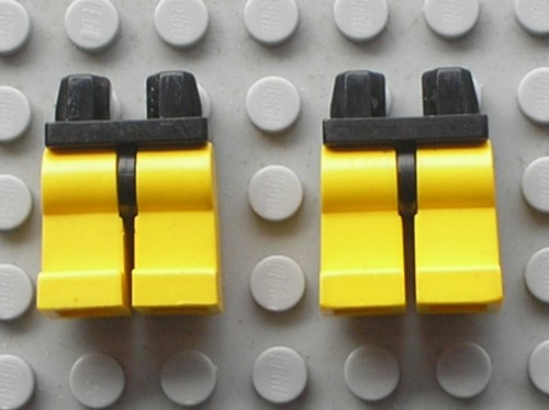 LEGO Minifig Hips & Legs Jambes Personnage 970 970c00 Monochrome Choose Color - Imagen 31 de 64