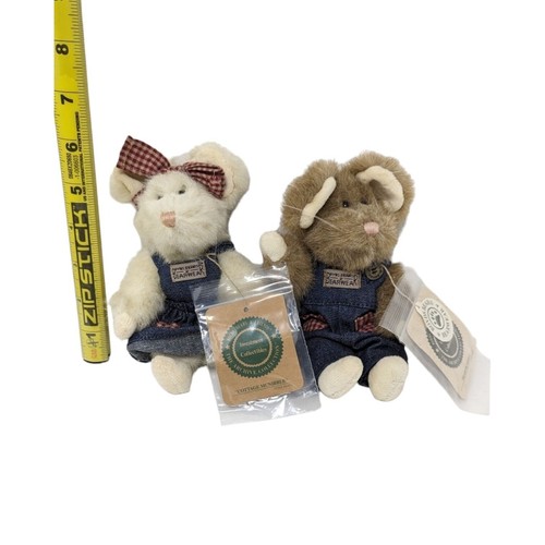 Mini Boyds Bears Mäuse Cottage und Sharp McNibble Plüschtier Stofftier Spielzeug Maus - Bild 3 von 8