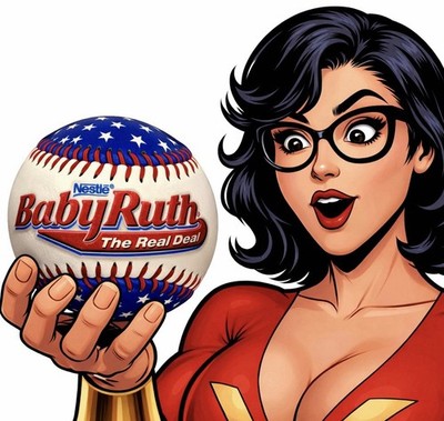 Nestle s Baby Ruth   The Real Deal  Variant Chocolate Souvenir Baseball Ball