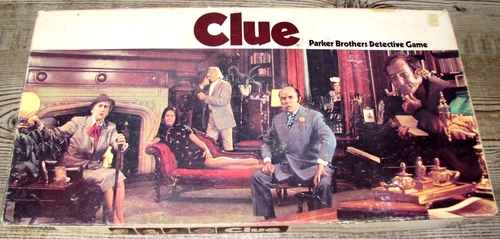 Vintage 1972 Original Parker Brothers Clue Mystery Detective Board Game Complete