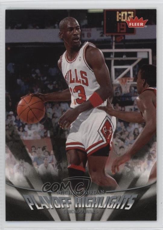 2007-08 Fleer Box Set Playoff Highlights Michael Jordan #PH27 HOF y0x