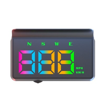 Multicolor Car Hud Projector Shows Real Time Speed & Driving Direction for Auto