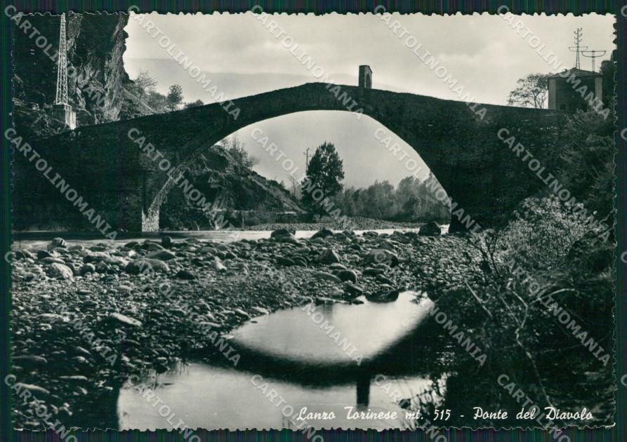 Torino Lanzo Torinese Foto FG cartolina KB2745