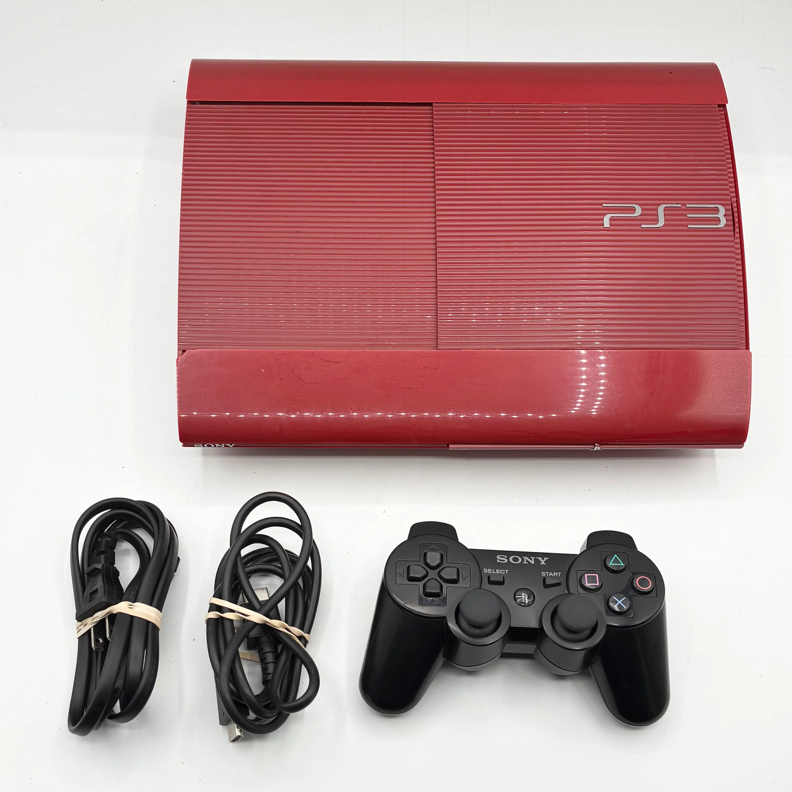 Sony PlayStation 3 Super Slim God of War Edition 500GB CECH 4001C Console Red