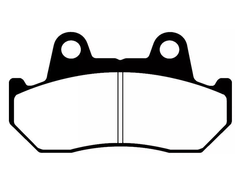 EBC Organic REAR Disc Brake Pads (1 Set) Fits HONDA CBR1000F (1987 to 1988) - Image 3 of 4