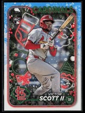 Victor Scott II 2024 Topps Holiday #H105 Rookie