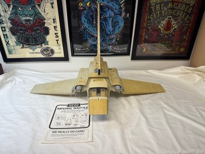 STAR WARS KENNER VINTAGE 1984 RETURN OF JEDI IMPERIAL SHUTTLE COMPLETE W/ MANUAL