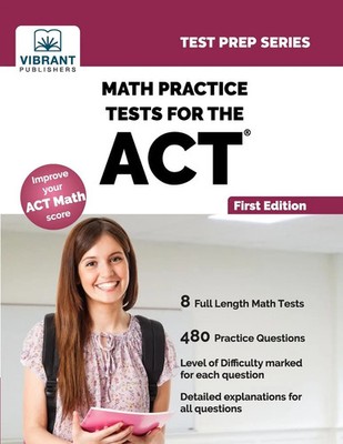 Vibrant Publishers | Math Practice Tests for the ACT | Taschenbuch | Englisch
