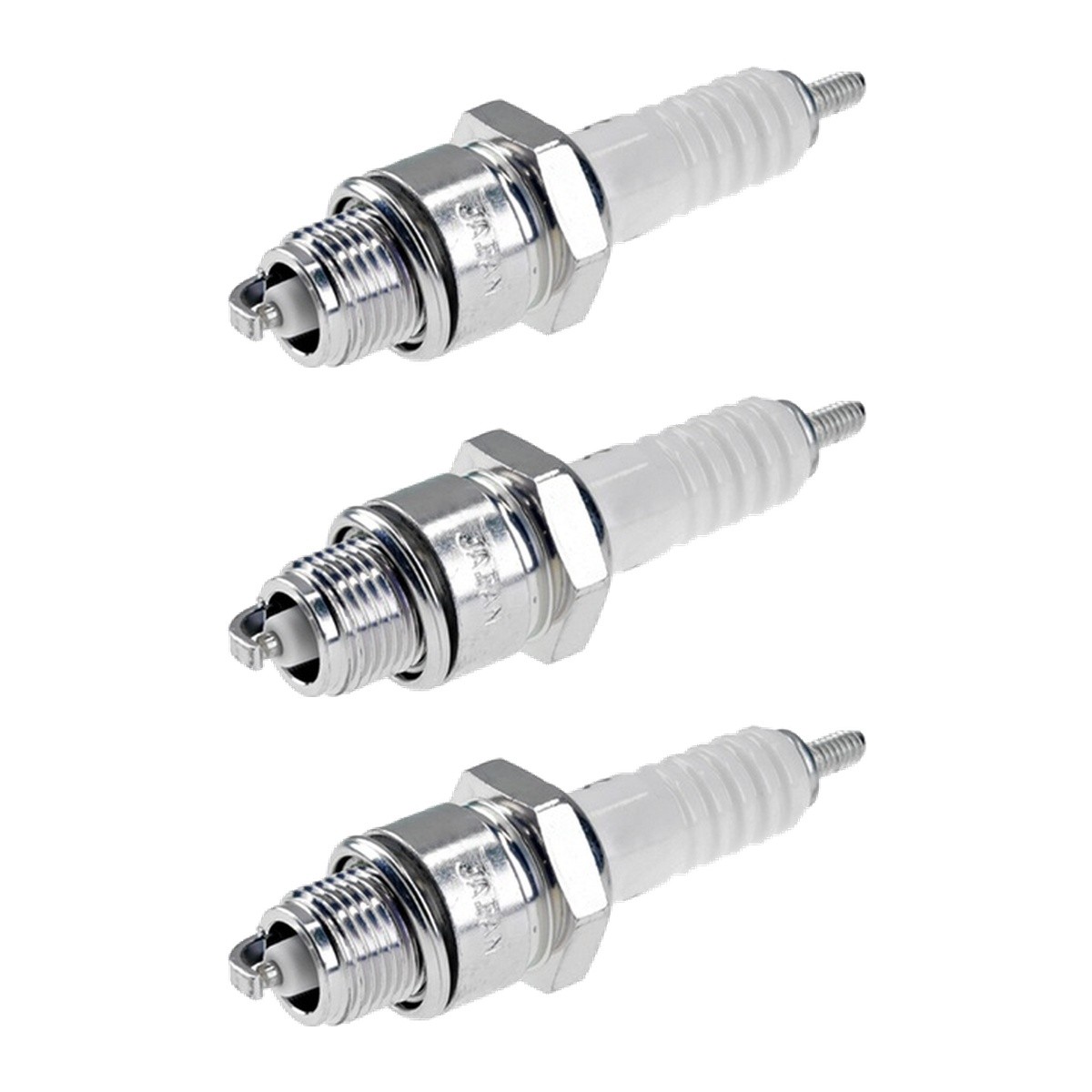 10 Candele Accensione NGK Con Sede Piana M12x1,25 DR7ES 18mm 1,6mm - Immagine 6