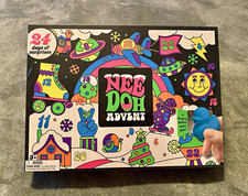 Schylling Nee Doh 24-Day Compartment Door Advent Calendar Squeeze Toys