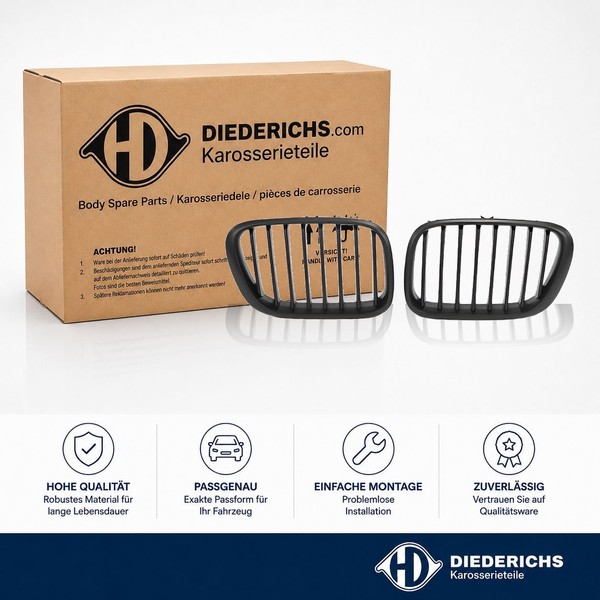 KÜHlergitter Links Rechts Diederichs 1290340 FÜR BMW KÜHlergrill Frontgrill-image