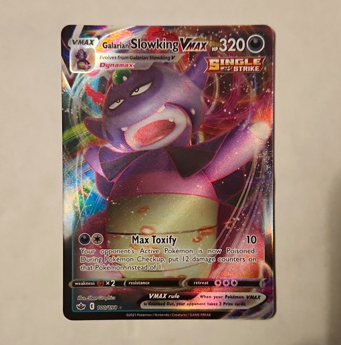 Galarian Slowking VMAX 100/198 Chilling Reign EN 2021 320 HP Holo