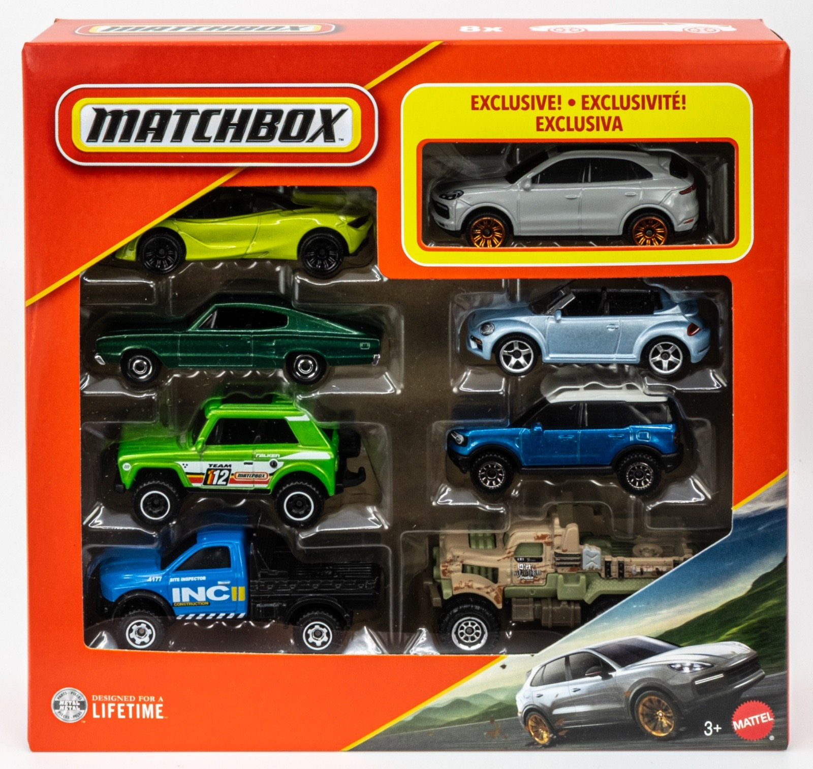 2026 Matchbox 8-Pack | Exclusive Porsche Cayenne Turbo ARCTIC GREY | FSB