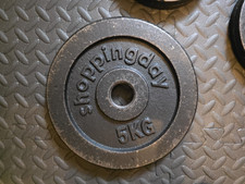 Gewichtscheiben 0 5 Bis 5 Kg - 30 mm ID - Guss - Schwarz