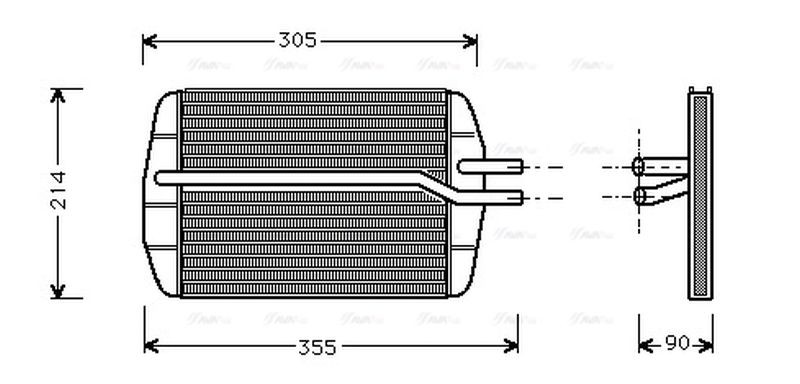 Interior Heating Heat Exchanger Fits Ford KA Van Puma AVA Clever Choice FD6216 - Image 2
