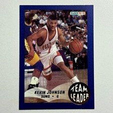 1992-93 Fleer #21 Kevin Johnson Team Leaders Suns
