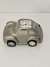 Vintage Elgin Minature VW Volkswagen Desk Clock 2.5” Long NEEDS BATTERY