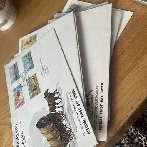 ISLE OF MAN 1973-1981 Commemorative  COLLECTION 13 First Day Covers
