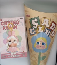 Pop Mart Crybaby Plush Pendant and Plush Flower Blind Box Bundle