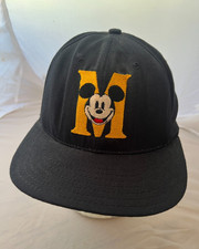 VTG 80s-90s Disney Mickey Mouse M Strapback Hat Size Made in USA Rare WORN