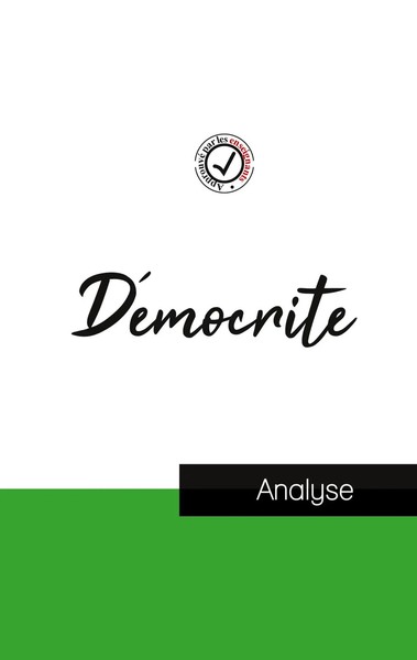 DéMocrite | DéMocrite (éTude Et Analyse ComplèTe De Sa PenséE) | Taschenbuch-image