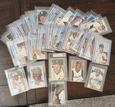 1964 Giant Topps Baseball  Complete Set #1-#60 Graded Mantle BVG  5.5 EX +