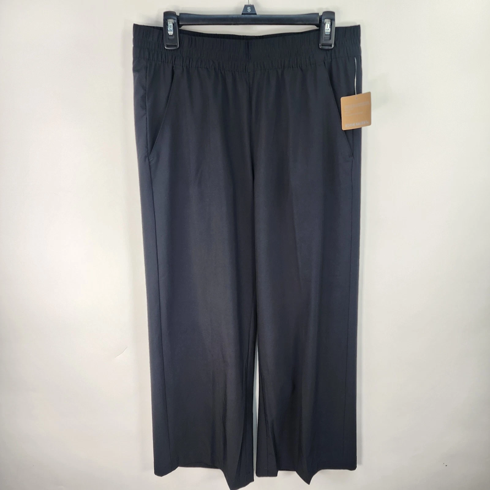 Eddie Bauer Pants Womens Large Black Transit Wide Leg Crop Pull On Outdoor
Opens in a new window or